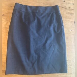 Banana Republic Wool Pencil Skirt‎ Charcoal Gray Women’s 8 NWT